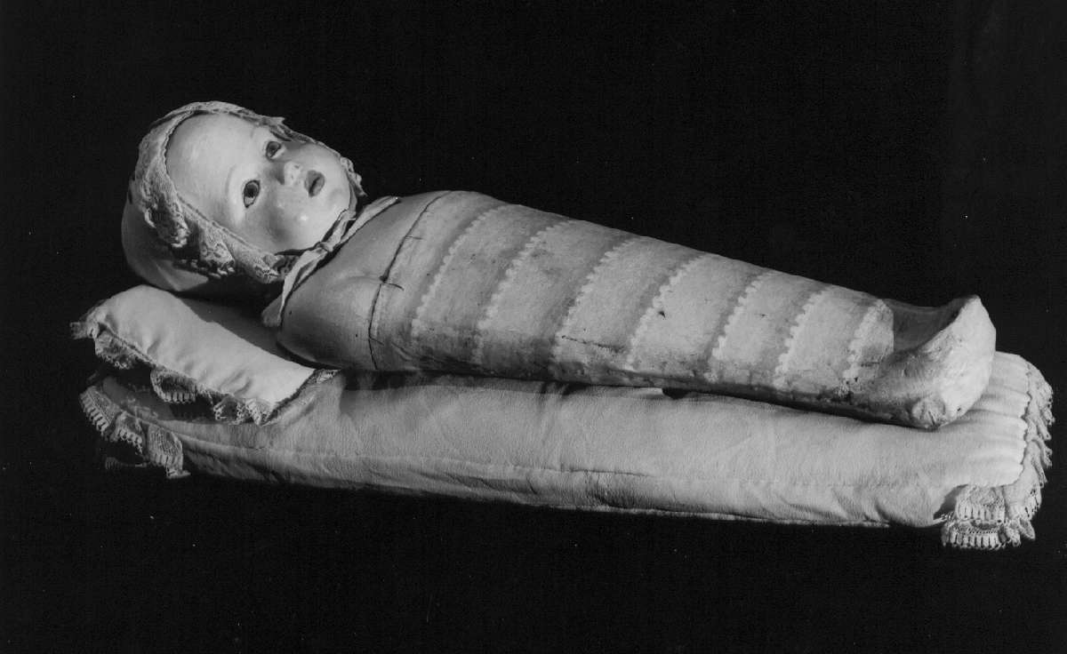 Gesù Bambino (statuetta devozionale) - manifattura emiliana (seconda metà sec. XIX)