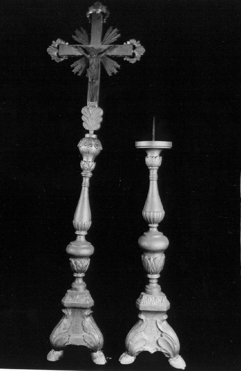 candeliere - manifattura emiliana (primo quarto sec. XIX)