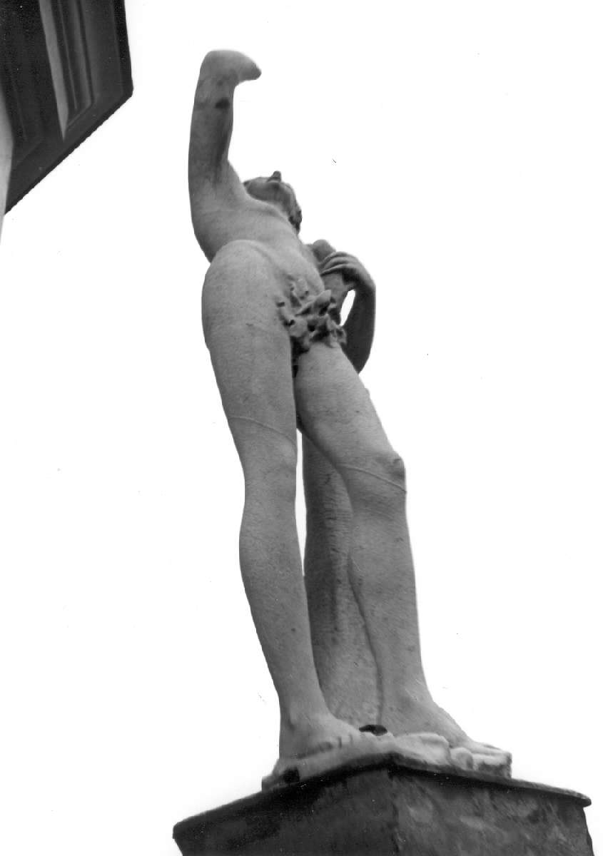 figura allegorica maschile (scultura, elemento d'insieme) di Soli Giuseppe Maria (sec. XVIII)