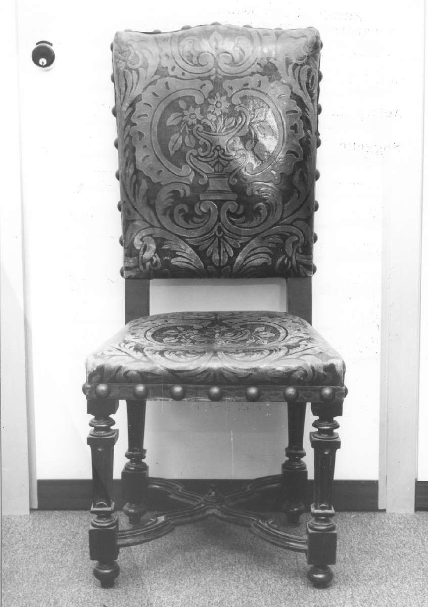 sedia, serie - manifattura emiliana (fine/inizio secc. XIX/ XX)