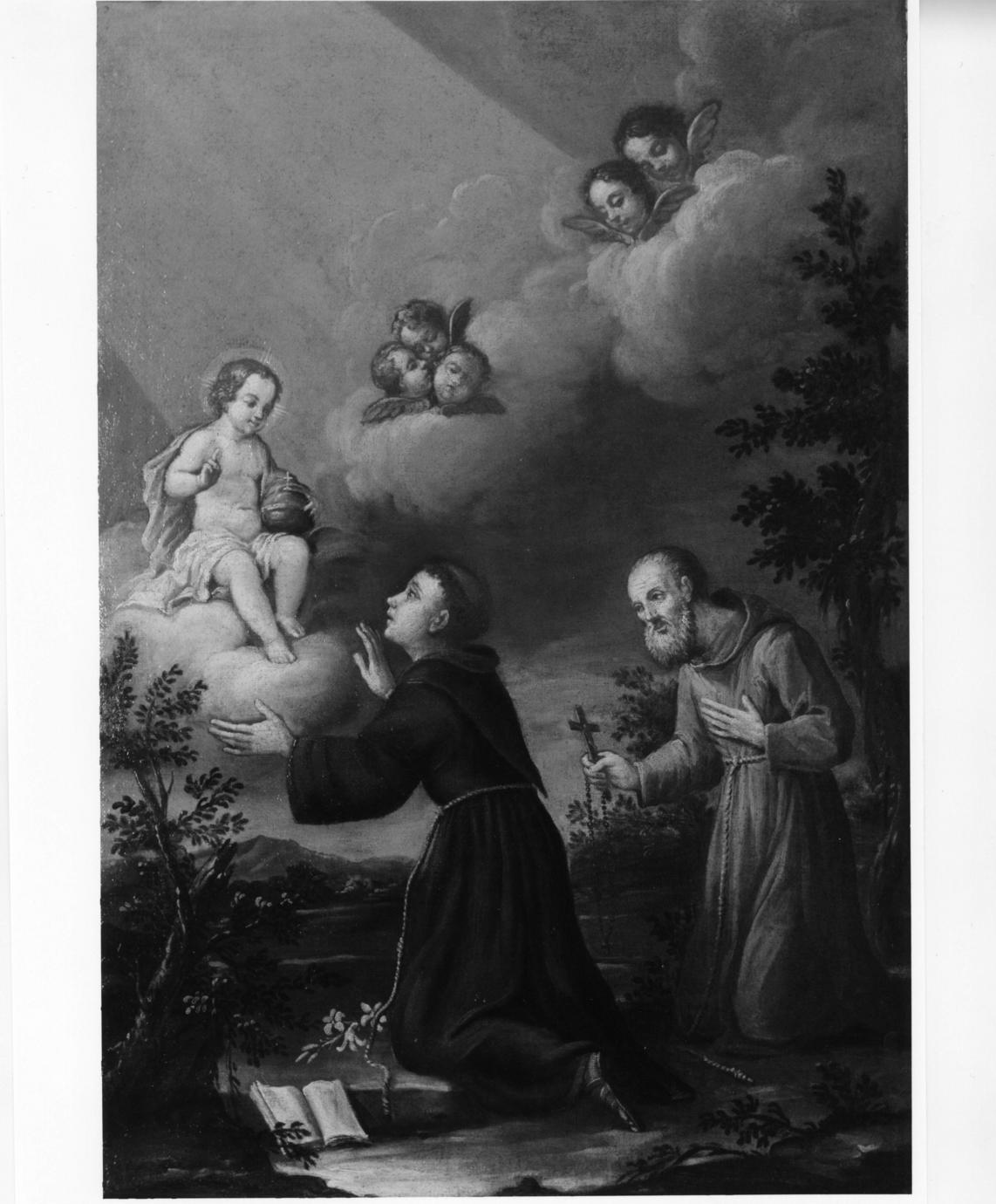 Sant'Antonio da Padova e Santo cappuccino (dipinto) - ambito modenese (fine sec. XVIII)