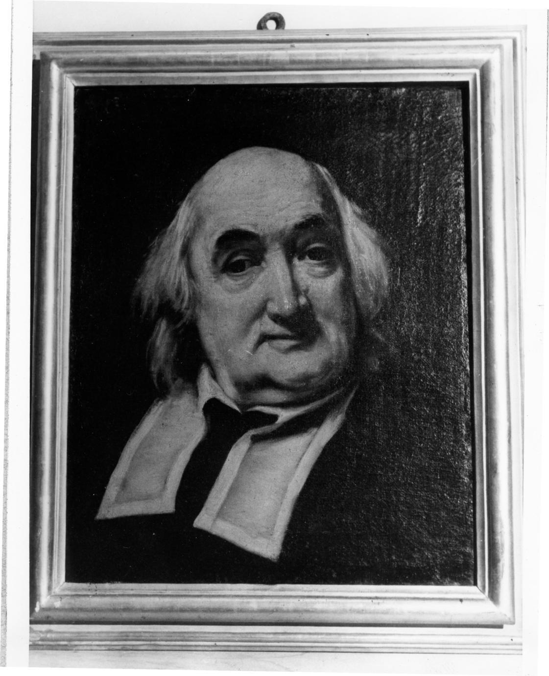 ritratto di ecclesiastico (dipinto) - ambito emiliano (prima metà sec. XVIII)