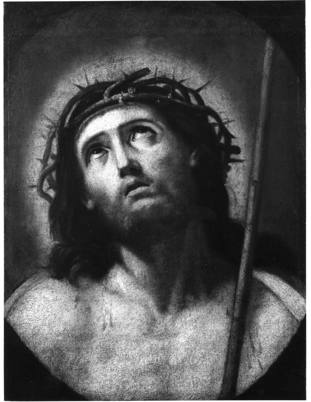 Cristo coronato di spine (dipinto) - ambito emiliano (metà sec. XVII)