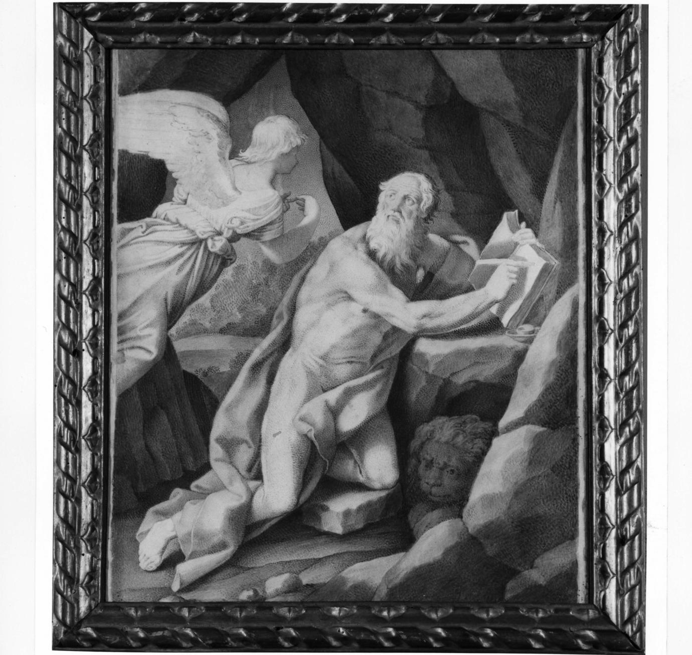 San Girolamo a l'angelo (dipinto) di Bisi Bonaventura detto Padre Pittorino (attribuito) (sec. XVII)