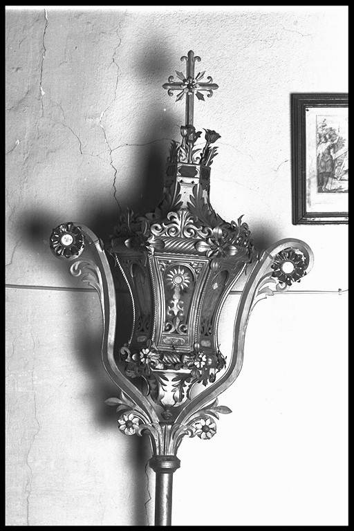 lanterna processionale, serie - manifattura emiliana (seconda metà sec. XIX)