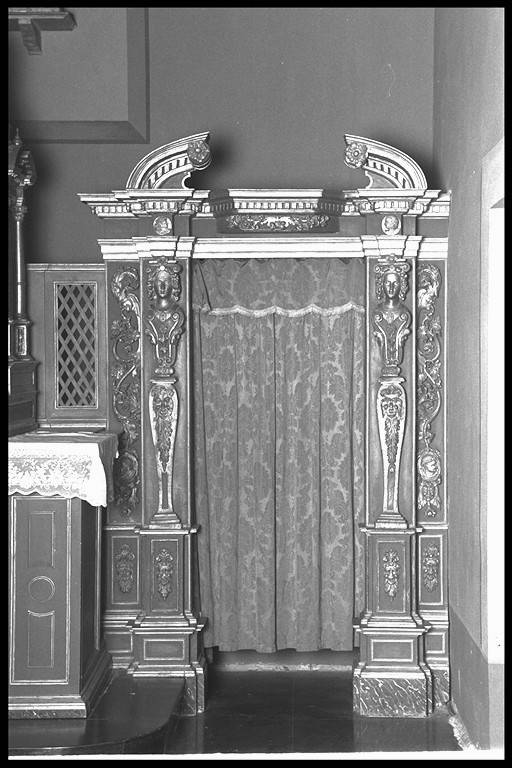 porta, complesso decorativo - bottega Carlo e Pietro Cerretti (sec. XIX)