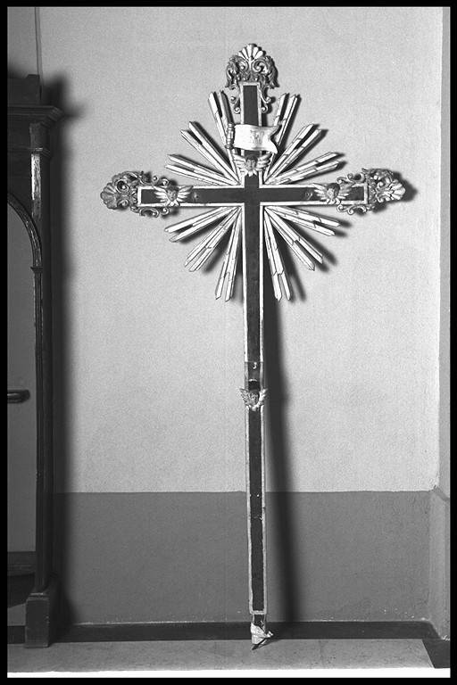 croce processionale - manifattura emiliana (seconda metà sec. XVIII)