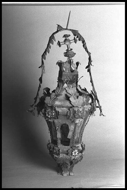 lanterna processionale, serie - manifattura emiliana (seconda metà sec. XVIII)