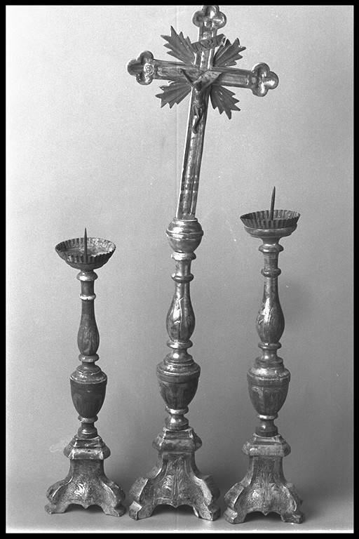 candeliere, serie - manifattura emiliana (fine sec. XIX)