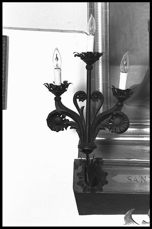 candeliere, serie - manifattura emiliana (inizio sec. XX)