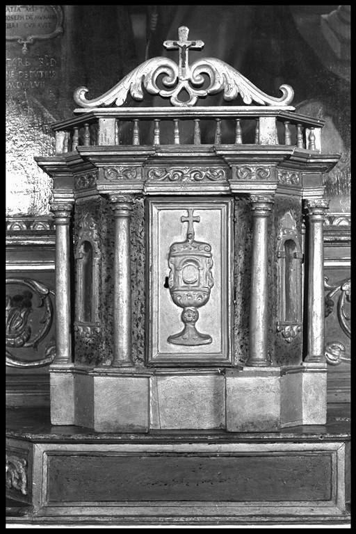 tabernacolo - a tempietto - ambito modenese (seconda metà sec. XVI)