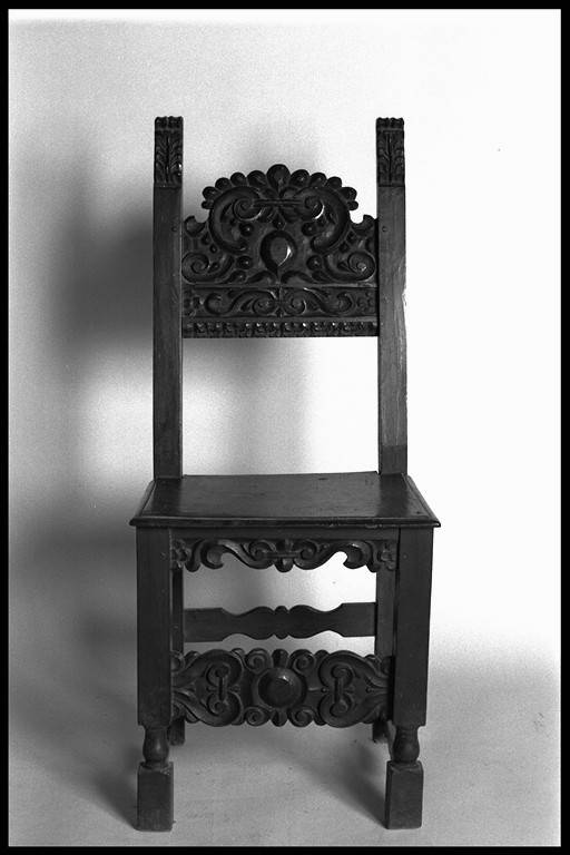 sedia - ambito modenese (fine sec. XVI)