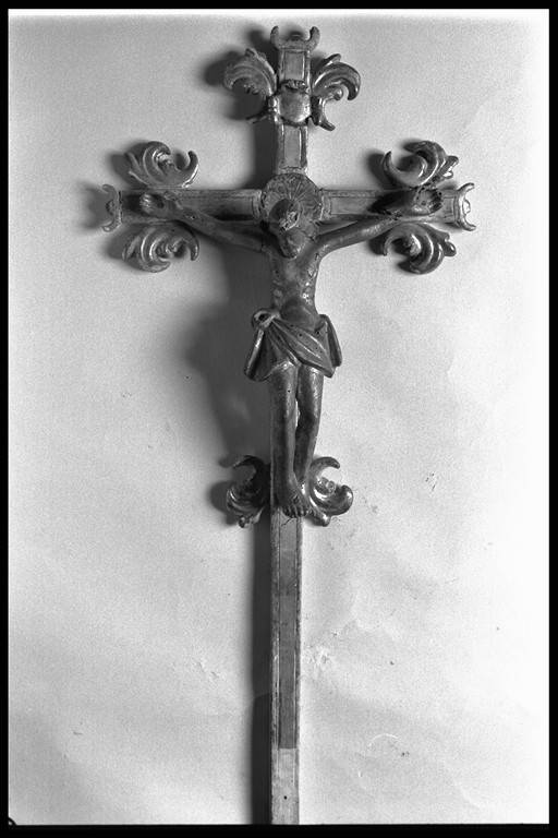 croce processionale - ambito modenese (sec. XVIII)