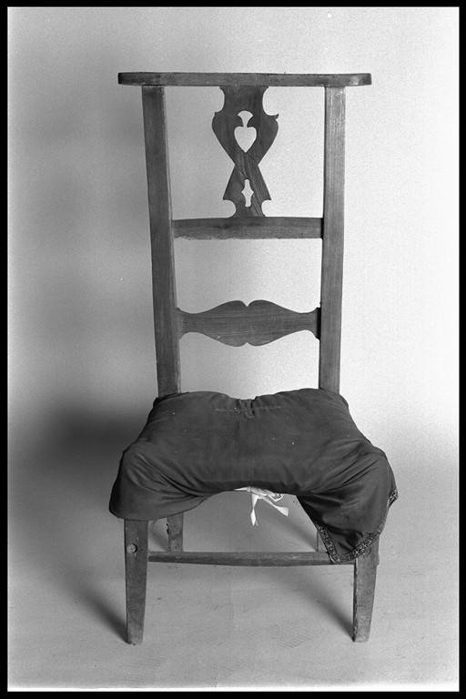 sedia con inginocchiatoio - ambito modenese (secc. XVIII/ XIX)