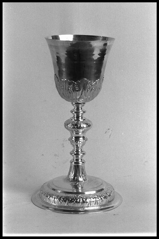 calice - manifattura emiliana (fine/inizio secc. XVII/ XVIII)