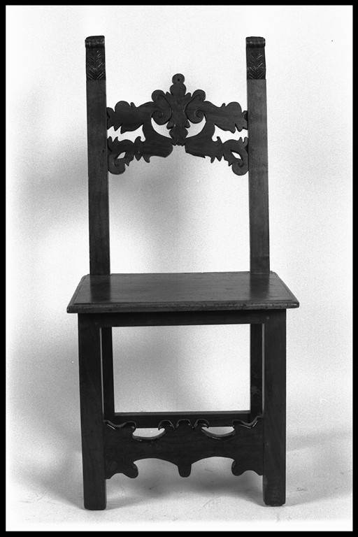 sedia - ambito bolognese (secc. XVII/ XVIII)