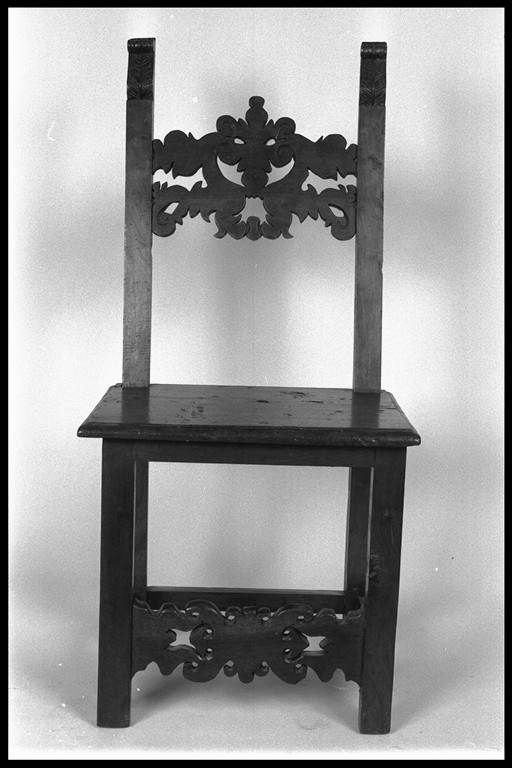 sedia - ambito bolognese (secc. XVII/ XVIII)