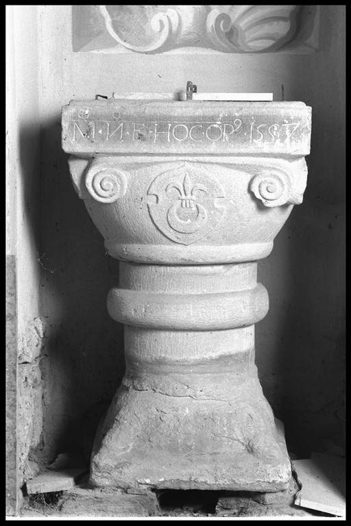 fonte battesimale - ambito modenese (sec. XVI)