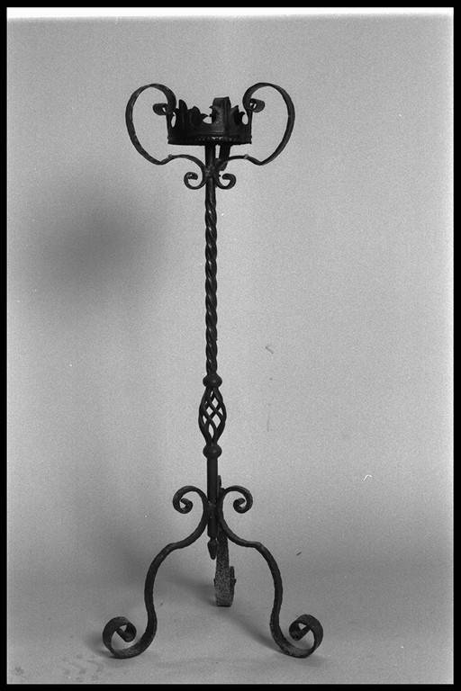 candelabro funebre - manifattura emiliana (secc. XVIII/ XIX)