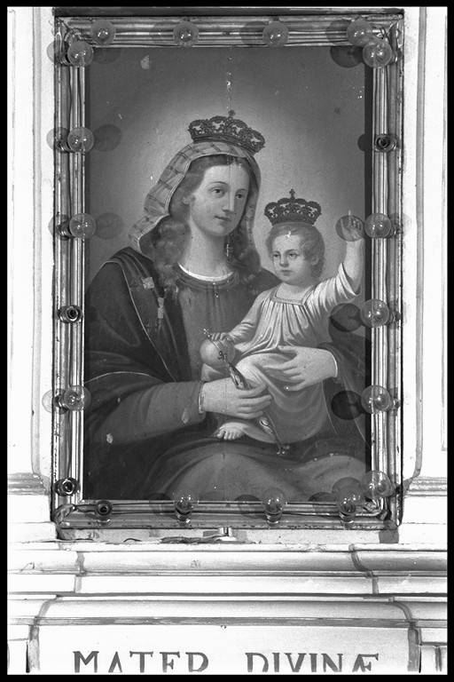 Madonna con Bambino (dipinto) di Manzini Ferdinando (prima metà sec. XIX)