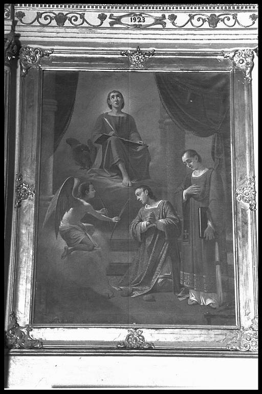 San Giovanni Evangelista e santi (dipinto) - ambito modenese (sec. XX)