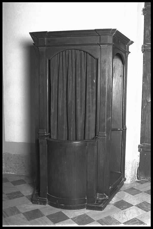 confessionale - produzione modenese (prima metà sec. XIX)