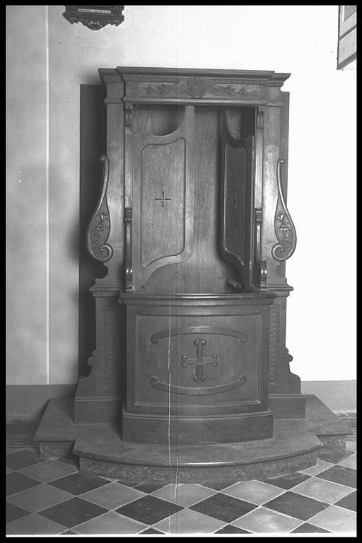 confessionale - produzione modenese (sec. XIX, sec. XX)