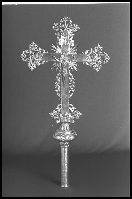 croce processionale - produzione emiliana (sec. XVIII)