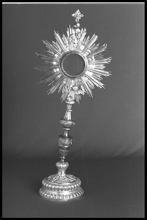 ostensorio - produzione modenese (prima metà sec. XIX)