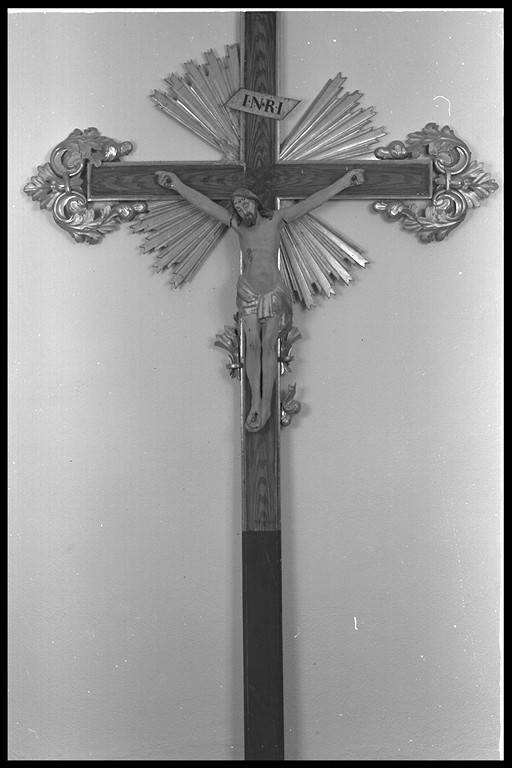 croce processionale - manifattura emiliana (secc. XVIII/ XIX)