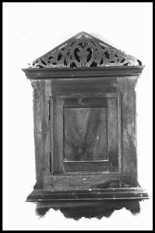 anta di armadietto per oli santi, serie - manifattura modenese (seconda metà sec. XVIII)