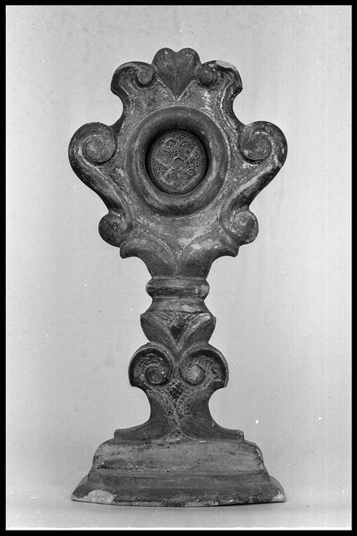 reliquiario - a ostensorio - manifattura emiliana (seconda metà sec. XVIII)