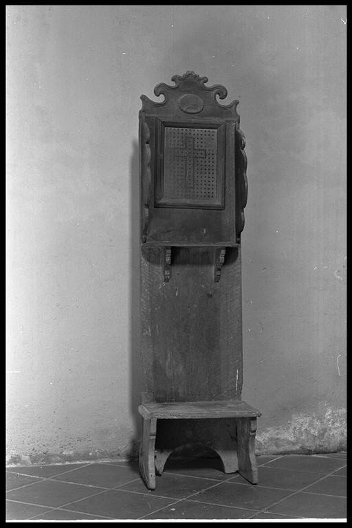 confessionale - manifattura modenese (sec. XIX)