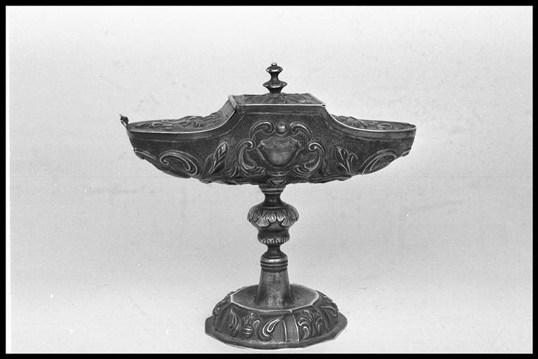 navicella portaincenso - manifattura reggiana (sec. XVIII)