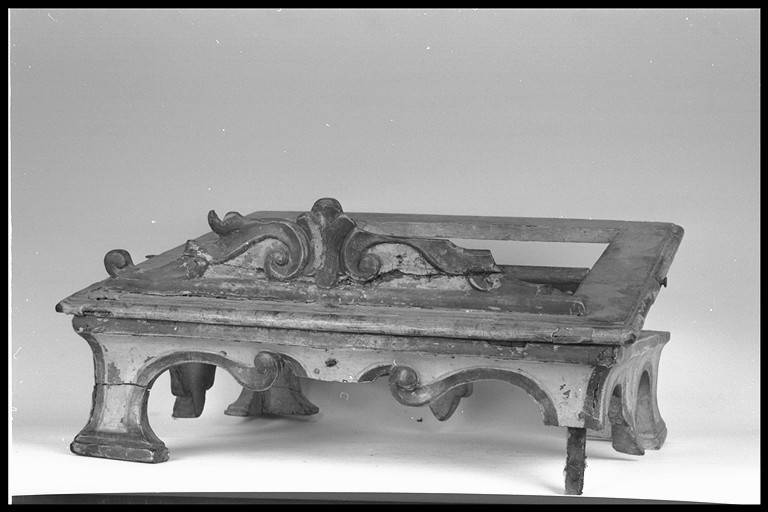 leggio d'altare - manifattura emiliana (fine/inizio secc. XVIII/ XIX)