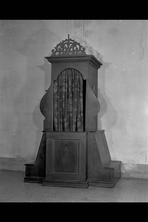 confessionale - manifattura modenese (fine sec. XVIII)