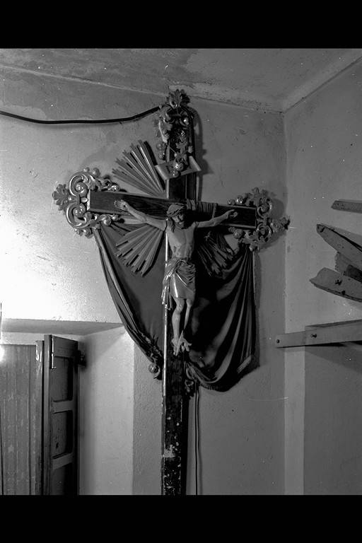 Cristo Crocifisso (croce processionale) - manifattura emiliana (fine sec. XIX)