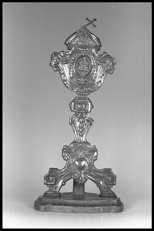reliquiario - a ostensorio - manifattura modenese (seconda metà sec. XVIII)