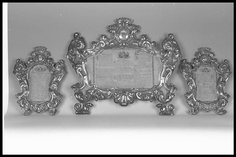 cartagloria, insieme - manifattura modenese (metà sec. XVIII)