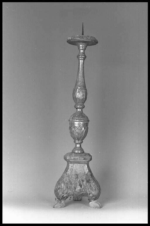 candeliere, serie - manifattura emiliana (prima metà sec. XIX)