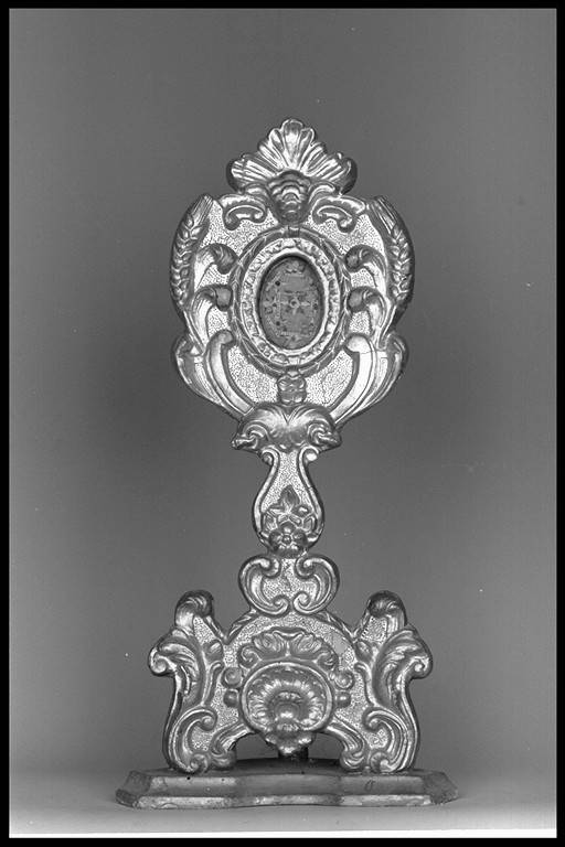 reliquiario - a ostensorio - manifattura emiliana (prima metà sec. XIX)