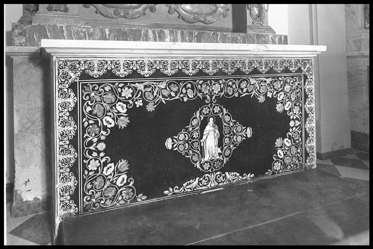 Sant'Antonio Abate (paliotto) - manifattura emiliana (sec. XVII)