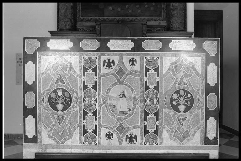 San Rocco (paliotto) - manifattura emiliana (sec. XVII)