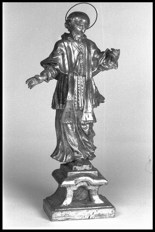 San Francesco di Sales (reliquiario - a statuetta) - ambito reggiano (sec. XIX)