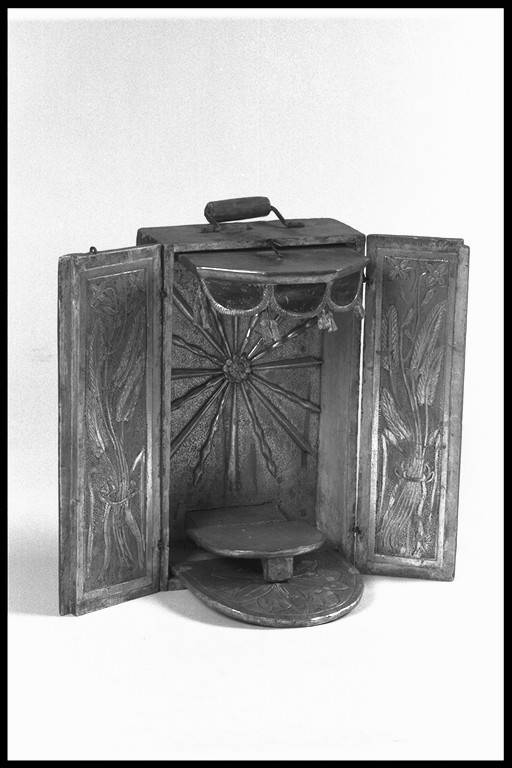 tabernacolo portatile - ambito emiliano (seconda metà sec. XVIII)
