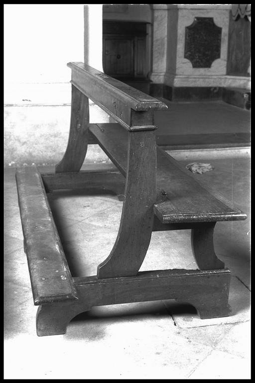 banco da chiesa - ambito reggiano (sec. XIX)