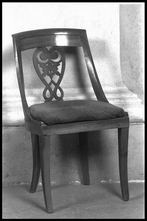 sedia - ambito emiliano (metà sec. XIX)