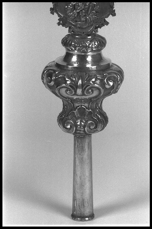 croce processionale, frammento - produzione reggiana (sec. XVIII)