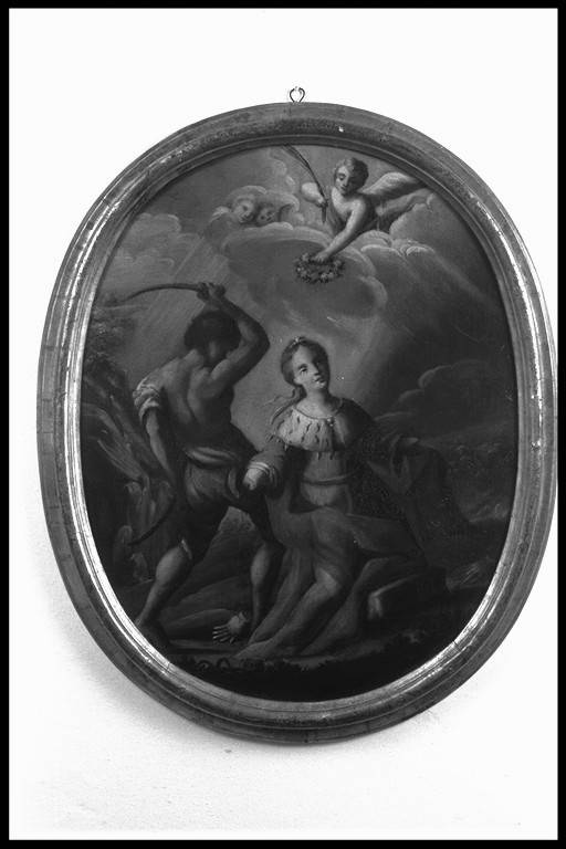 martirio di una santa (dipinto) - ambito emiliano (sec. XVIII)