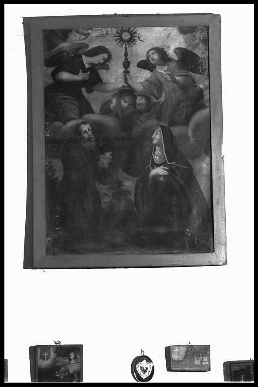 San Francesco e Santa Chiara (dipinto) - ambito modenese (seconda metà sec. XVIII)